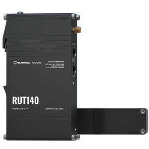 Teltonika RUT140 Modbus Router for secure network segmentation, 2 fast ethernet ports, WiFi, RMS compatible